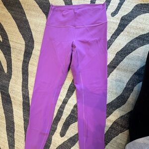 Lululemon Wunder Under 28’ Hot Purple Legging
